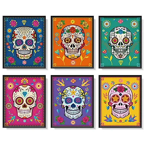 10717 sugar skull canisters