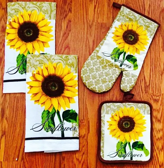 10718 sunflower kitchen decor amazon image3