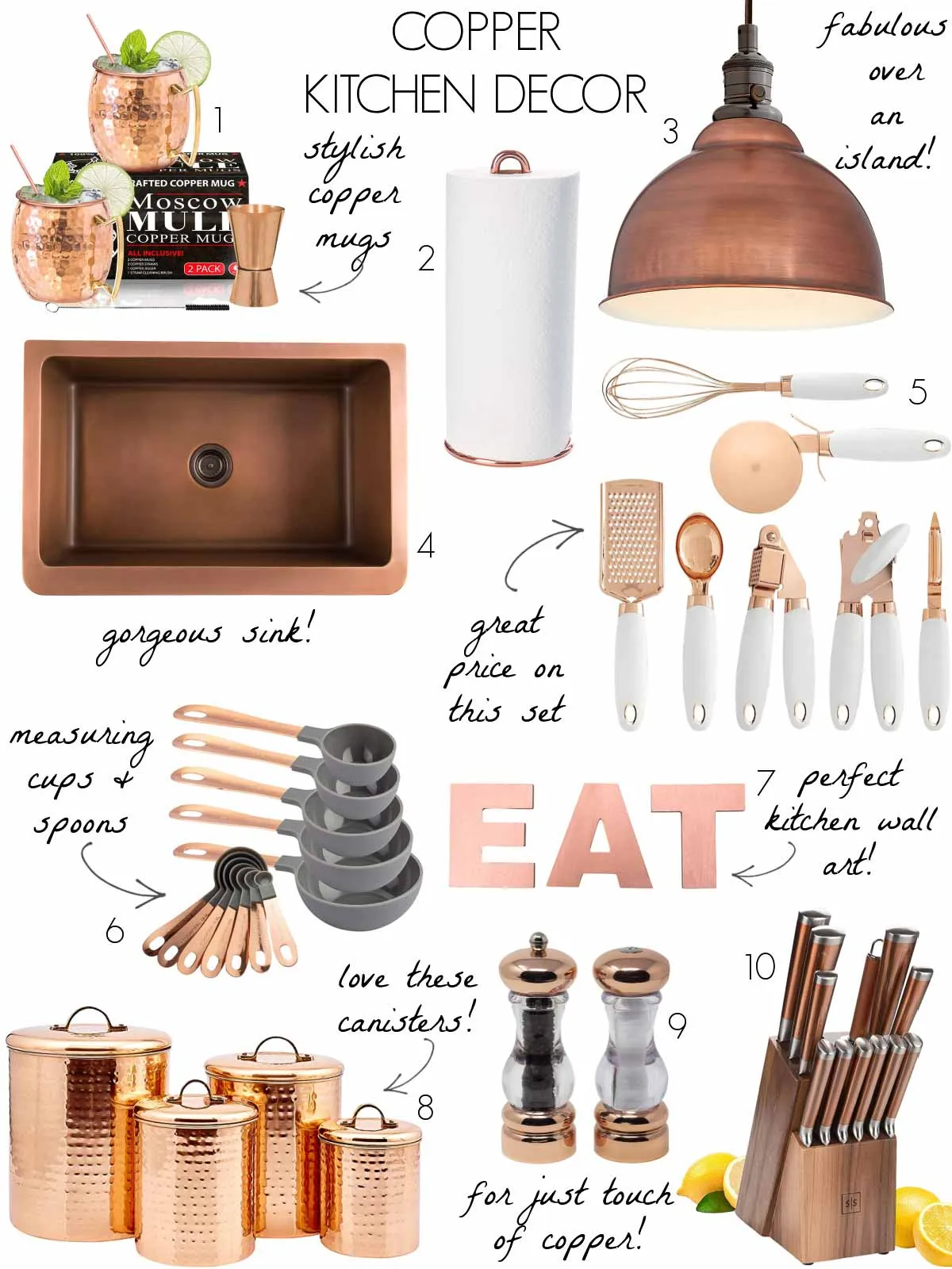 10722 copper accessories