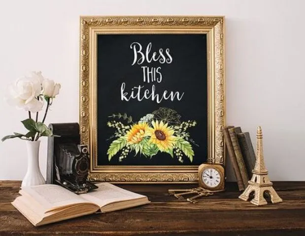 10732 sunflower kitchen accessories