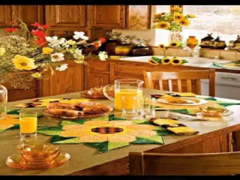 10741 sunflower kitchen decor youtube