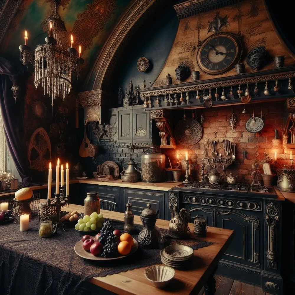 10749 gothic kitchen decor photo 6