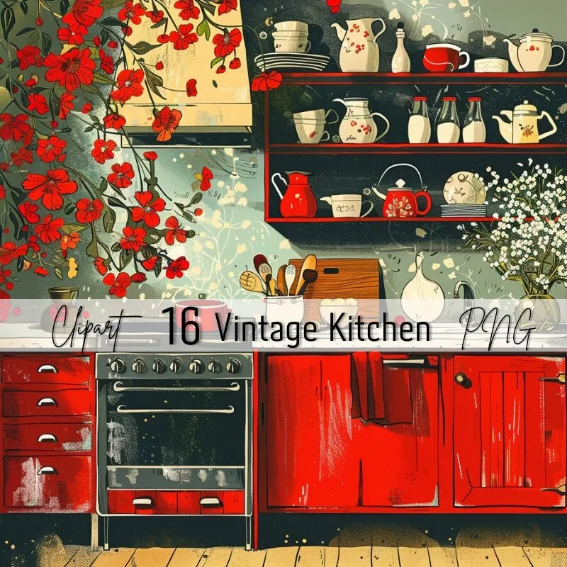 10750 red orange rustic kitchen
