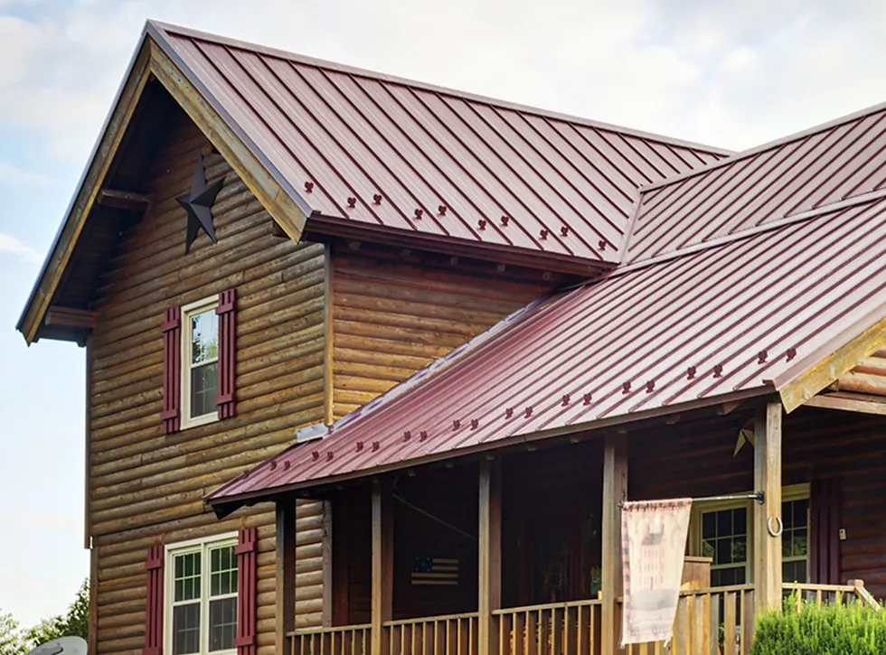 10765 red kitchen metal accents