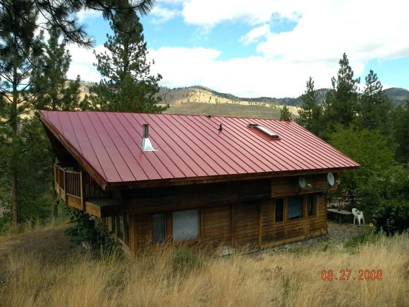 10765 rustic red metal lighting