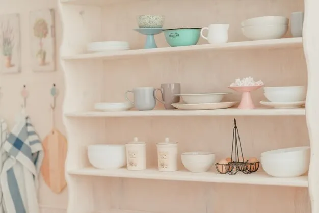 10786 red kitchen cabinets