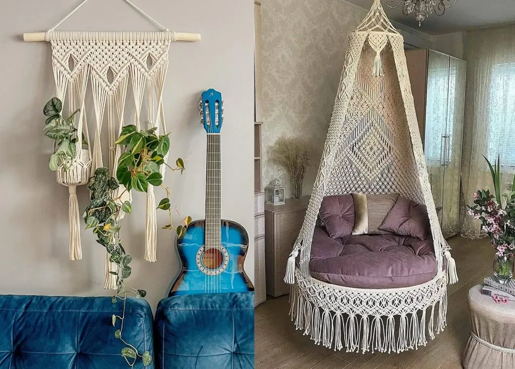 10892 macrame plant hanger kitchen