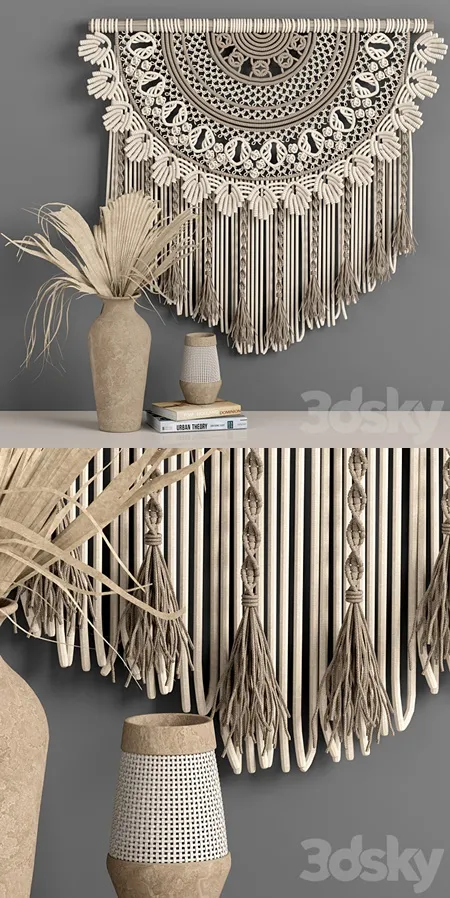 10892 macrame table runner