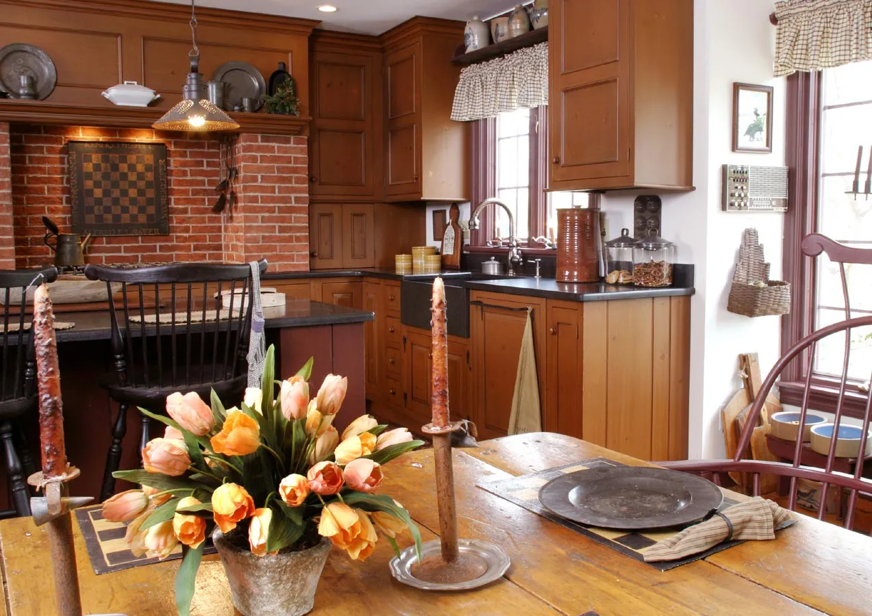 10912 rustic red kitchen image3