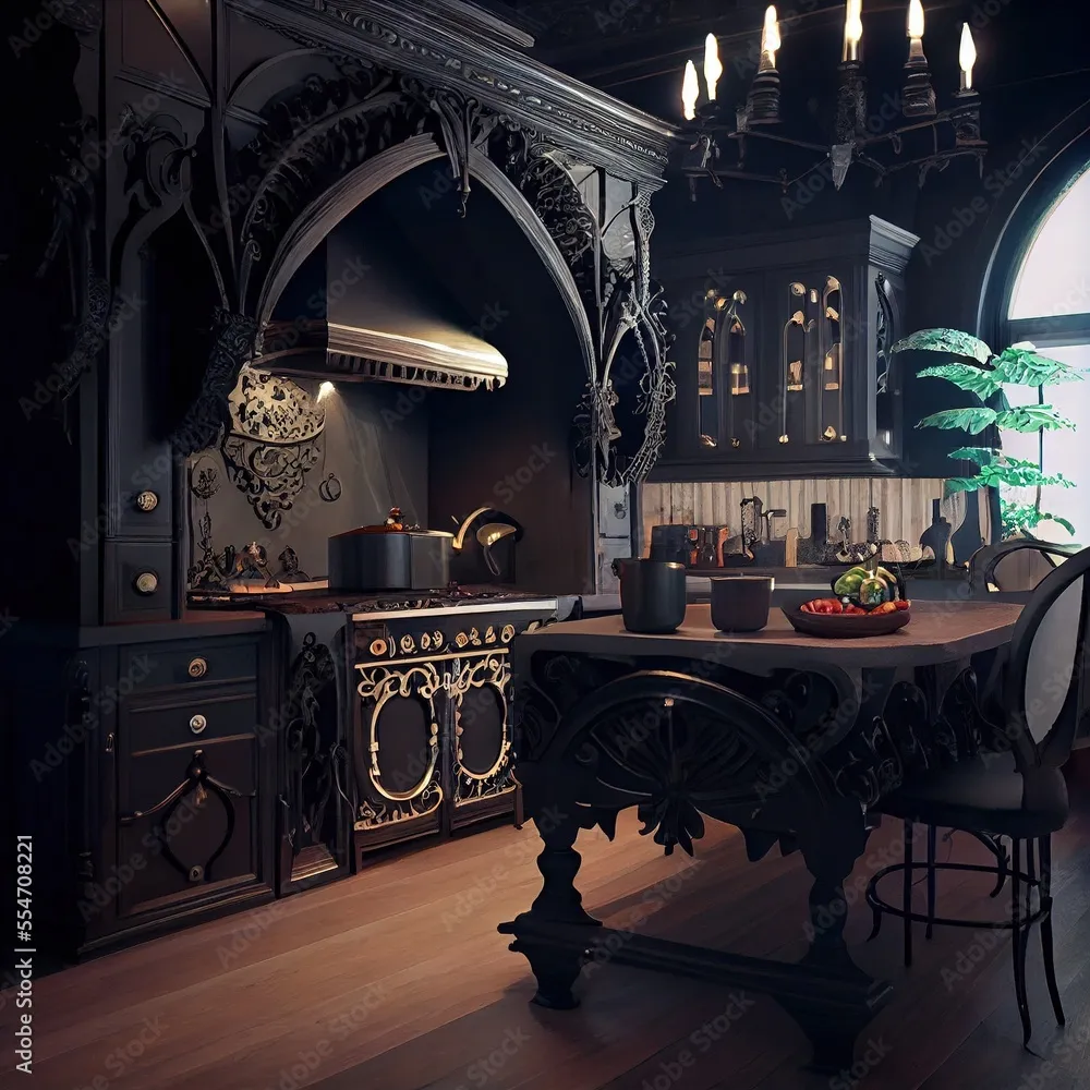 10952 gothic kitchen model 2