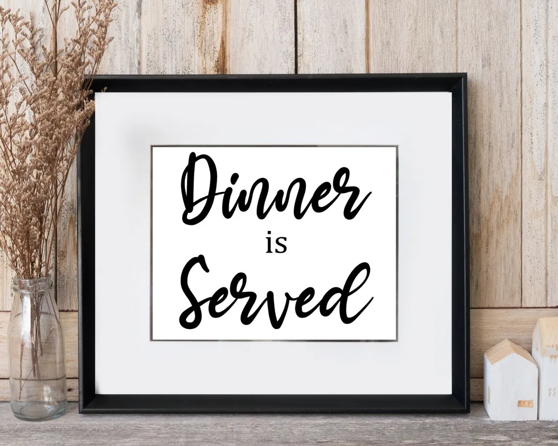 10976 dinner is served kitchen decor 2