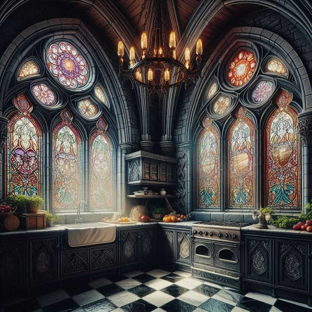 10986 gothic kitchen cabinetry