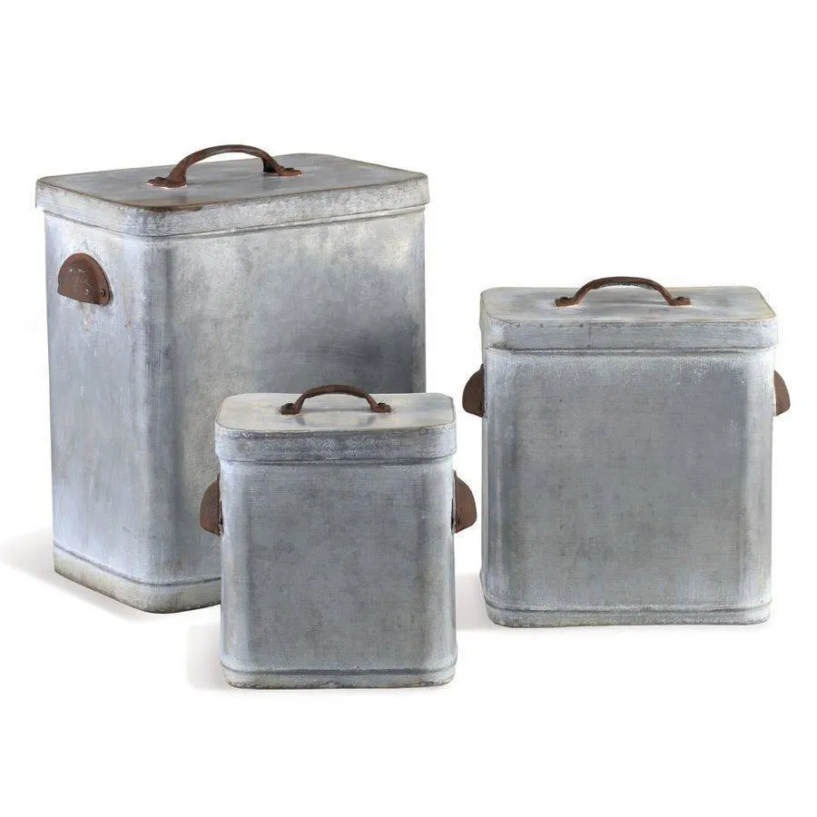 11010 vintage tin canisters