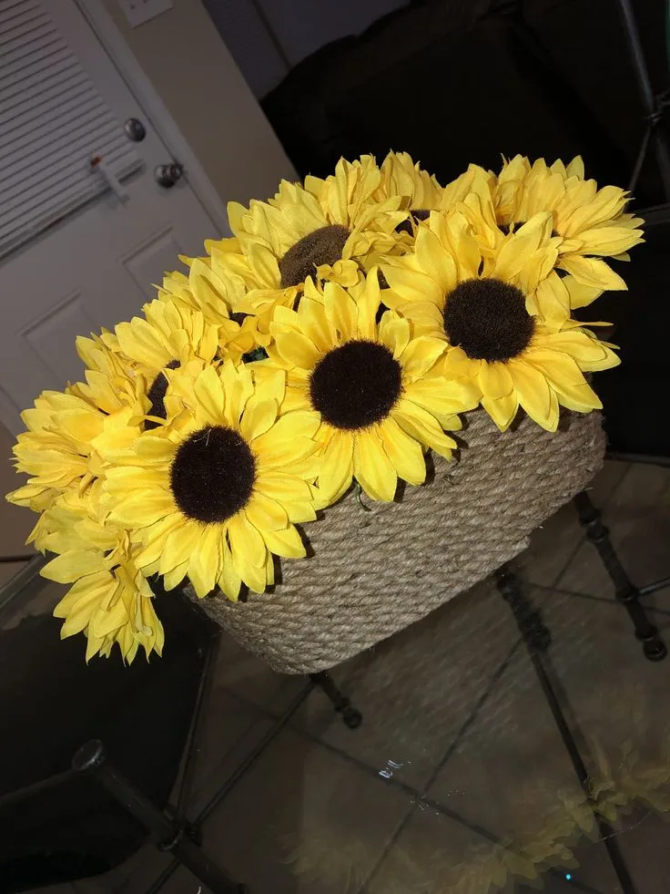 11015 diy sunflower decor