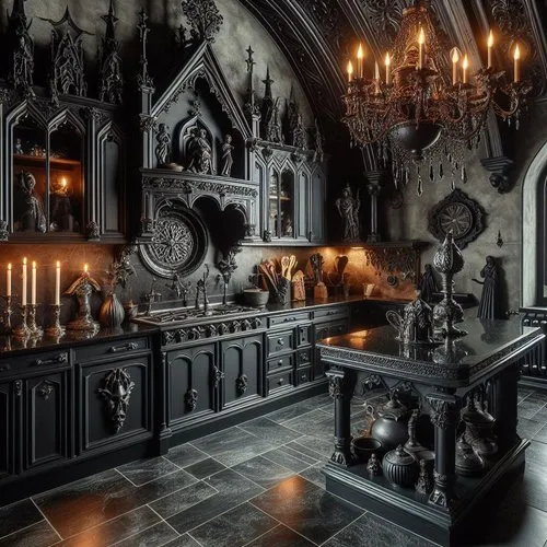 11016 gothic kitchen furniture 4