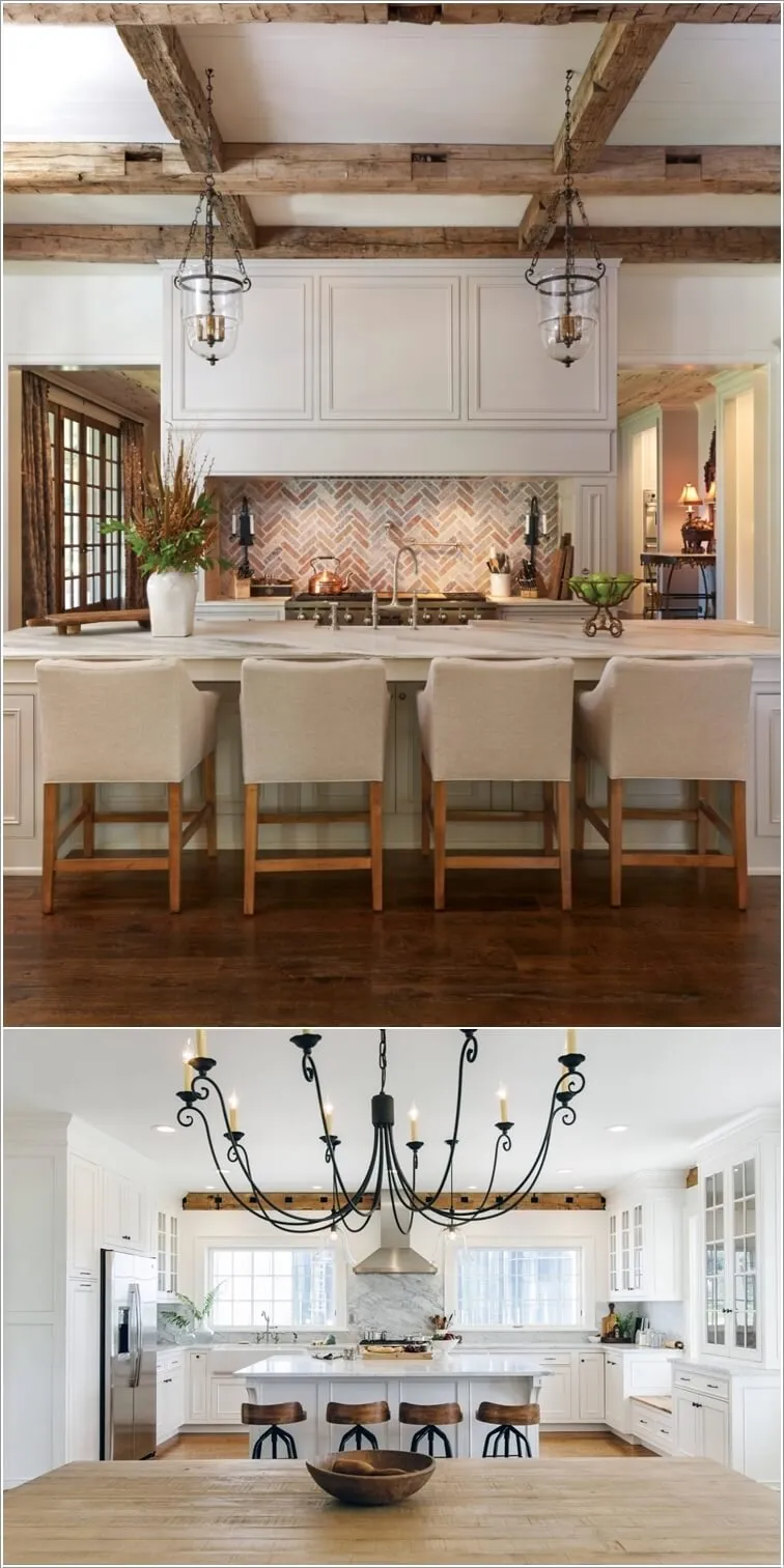 11022 red kitchen island